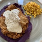 purple sweet potatoes side dish for chicken fried steak