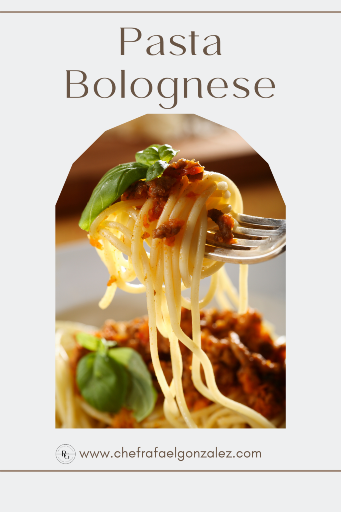 How to make simplified spaghetti bolognese