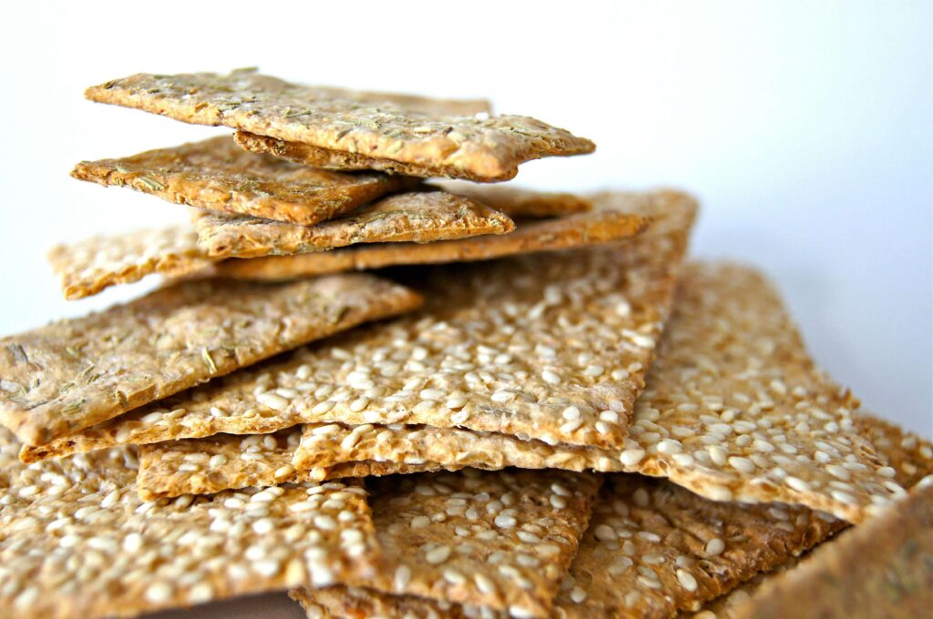 gluten free seed crackers